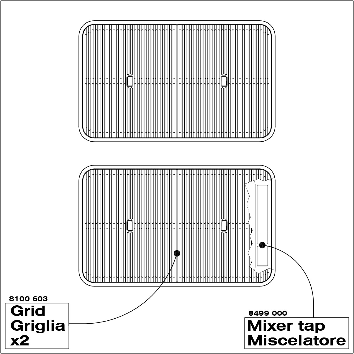 Sink Triplo Invaso Workstation -  Undermount