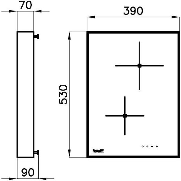 Cooker hob Ognidove, Induction hobs