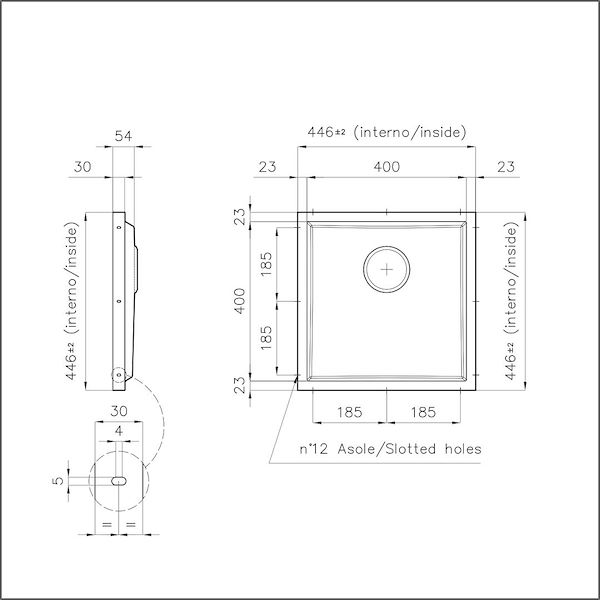 Sink Phantom Base Gold