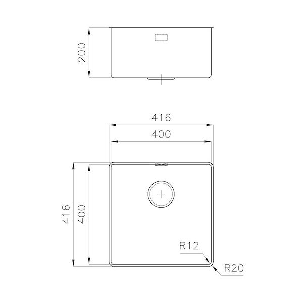 Sink Phantom Edge R12