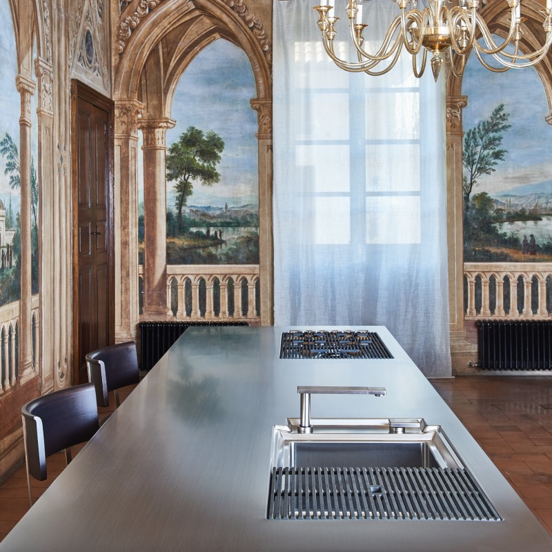 Stainless steel worktops