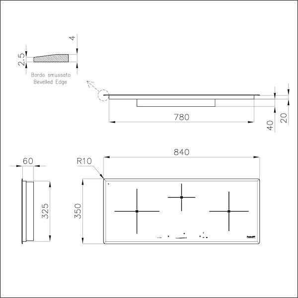 Piano cottura S4000 Induction con Power Control