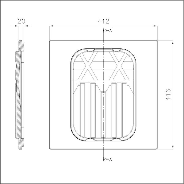 Tagliere Twin in legno Iroko