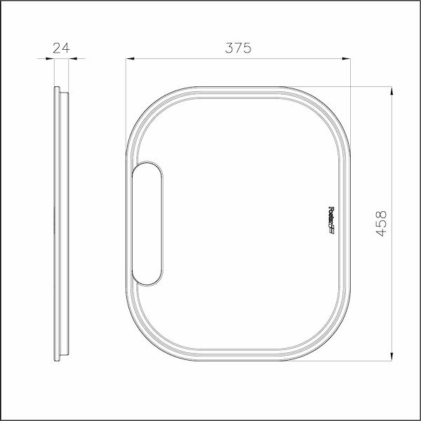Tagliere in legno Iroko