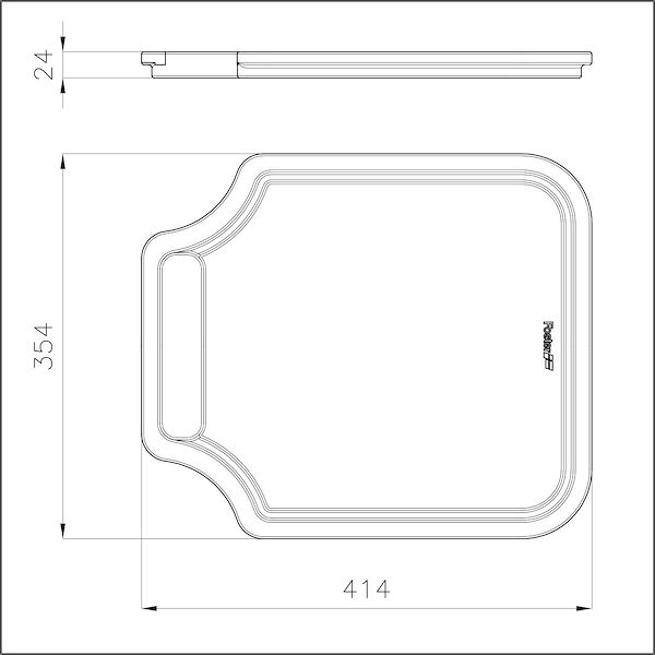 Tagliere in legno Iroko