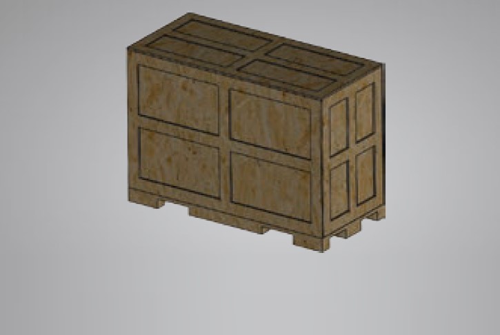 special packaging in OSB crate