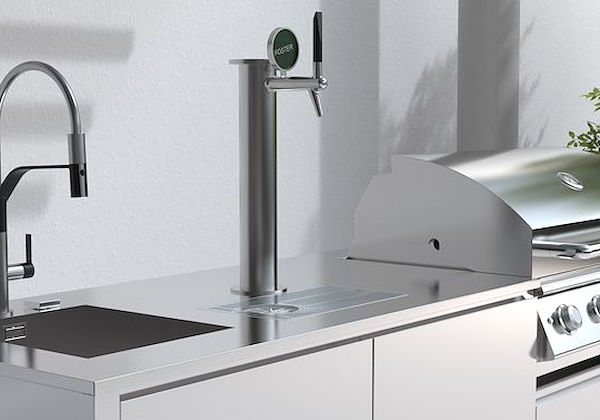 Insieme BBQ + Lavello + Spillatore Bevande