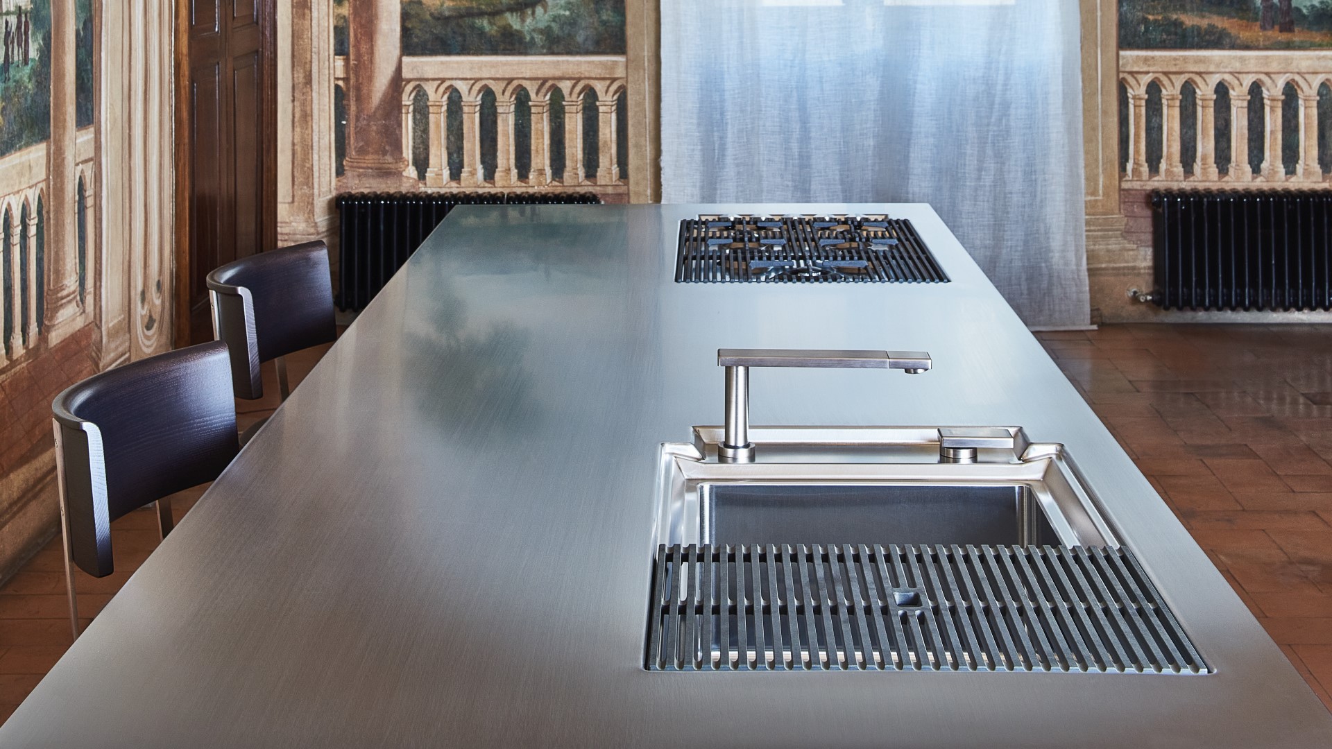 Special stainless steel worktops