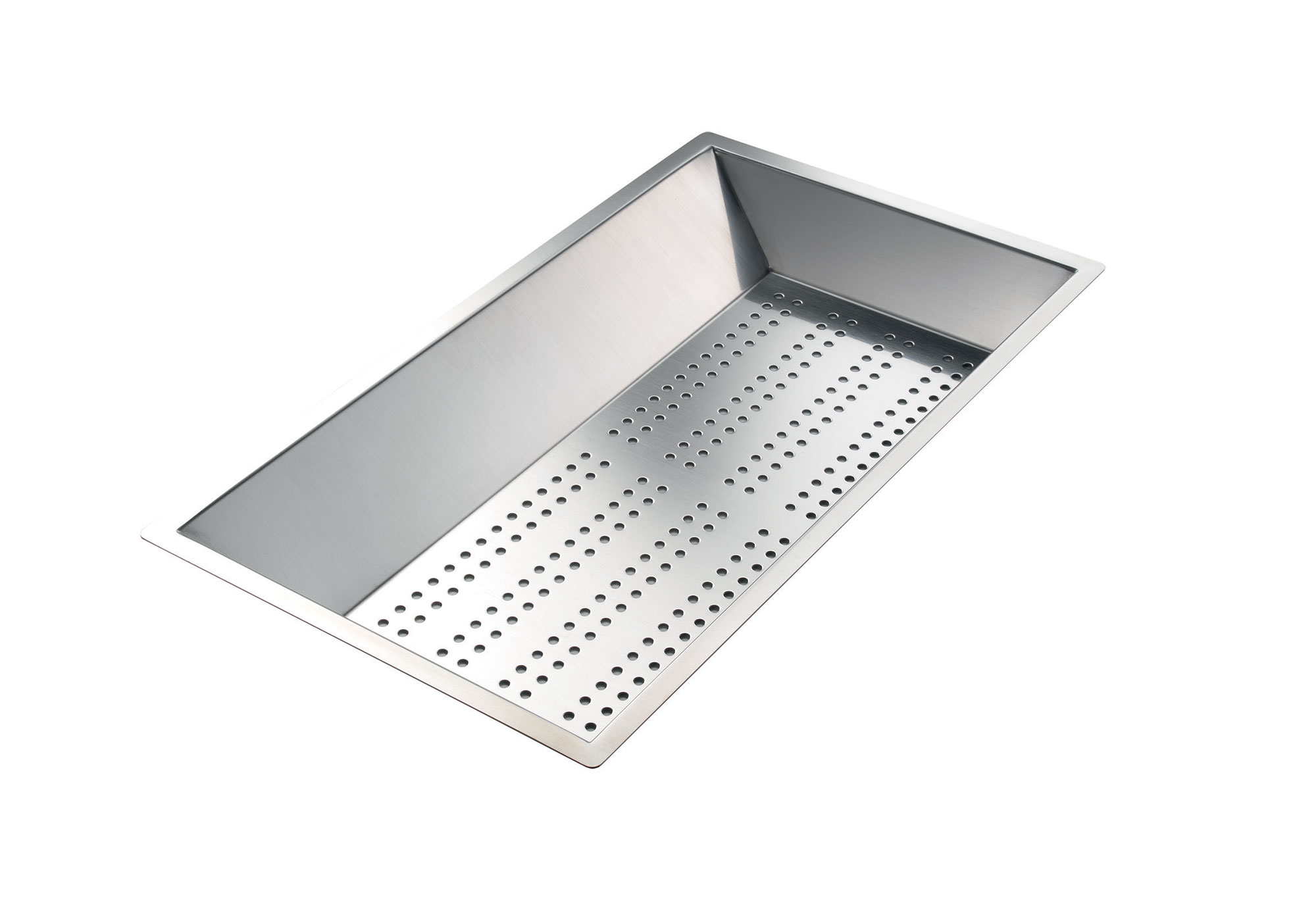 Stainless steel perforated tray