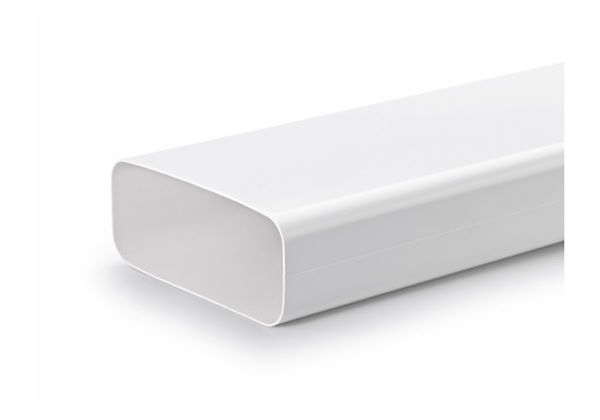 White tube - rectangular section